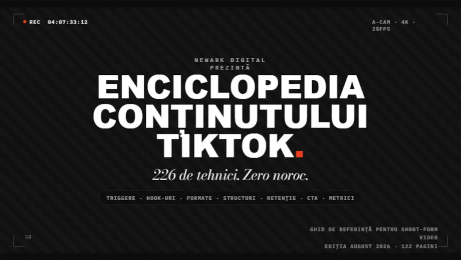 Coperta Enciclopediei Conținutului TikTok, ediția 2026